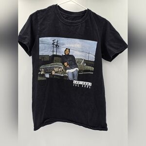 Ice Cube Rap Tee Hip Hop‎ Graphic T-Shirt Lowrider Car Vintage Style Black Small